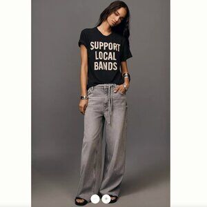 Pilcro by Anthropologie High-Rise Wide-Leg Jeans 29